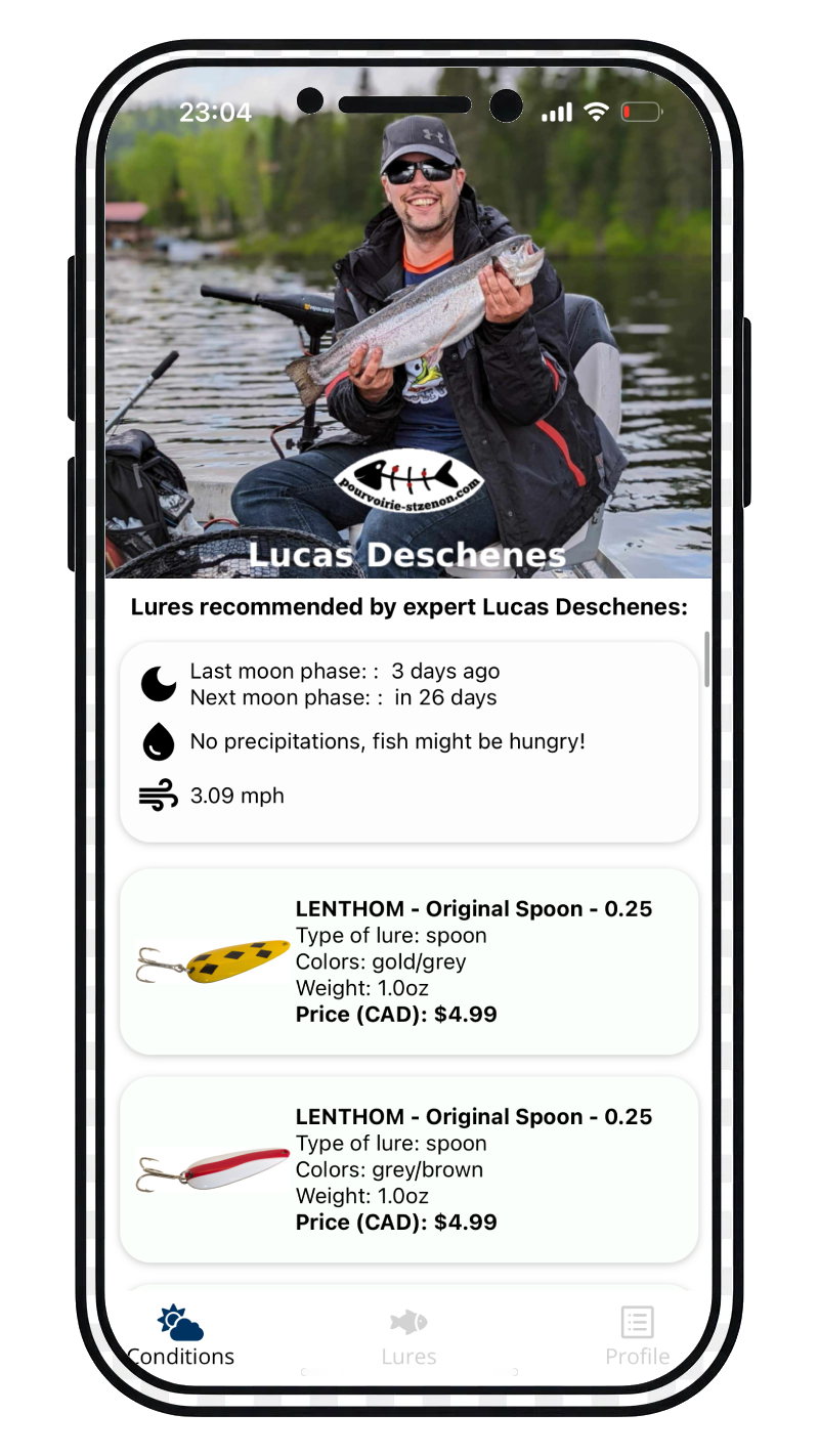 lure results screenshot