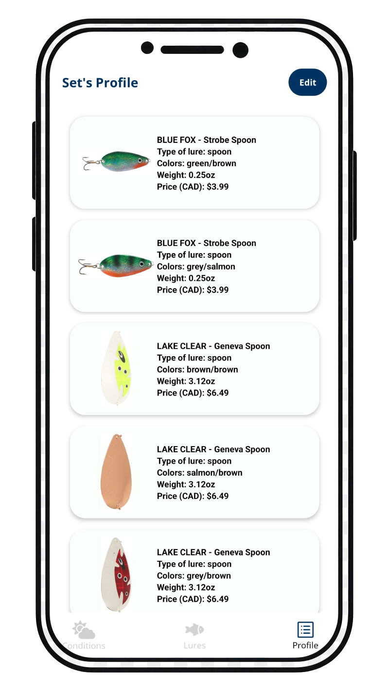 lure form screenshot